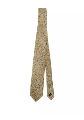 Ulturale floral-pattern silk tie - Neutrals