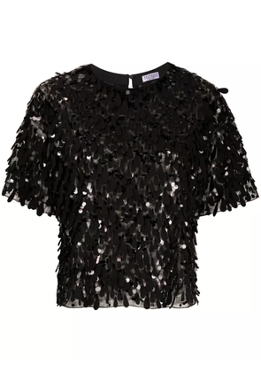 Brunello Cucinelli Jazz Droplet embellished T-shirt - Black