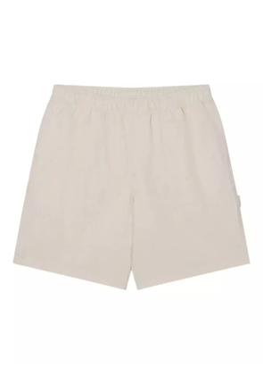 Obey utility-pocket denim shorts - Neutrals