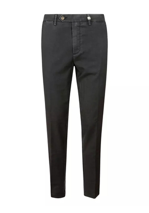 Myths zip-button wool trousers - Blue