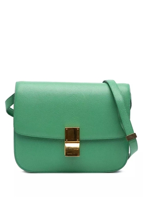 Celine Pre-Owned 2015 Medium Calfskin Classic Box crossbody bag - Green