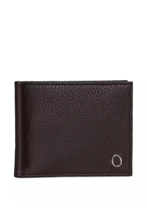 Orciani hammered-leather wallet - Brown