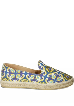 PENINSULA SWIMWEAR leather espadrilles - Blue