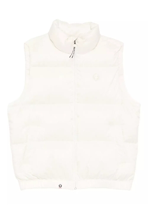 AAPE BY *A BATHING APE® logo-patch gilet - Neutrals