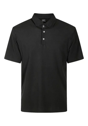 Fedeli cotton polo shirt - Black