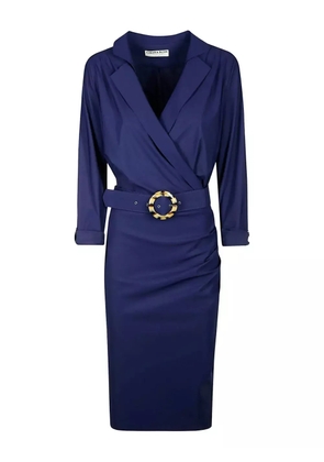 CHIARA BONI La Petite Robe belted wrap dress - Blue
