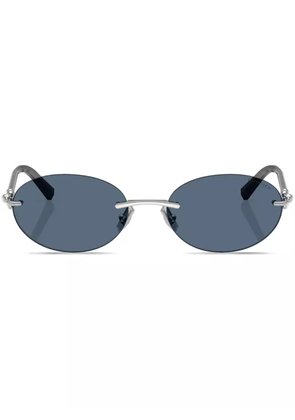 Tiffany & Co Eyewear oval-frame sunglasses - Silver