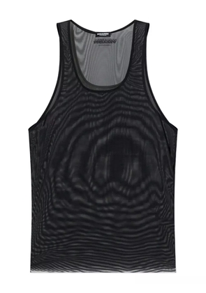 DSQUARED2 mesh tank top - Black