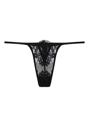DSQUARED2 floral-lace thong - Black