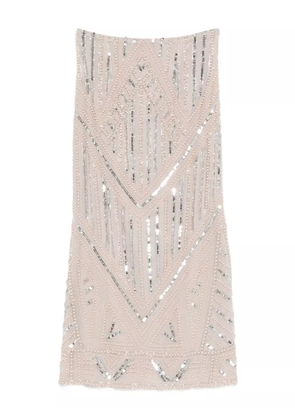 Forte Forte sequin-embellished geometric skirt - Grey