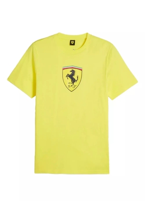 PUMA x Scuderia Ferrari Race shield-print 'Yellow' T-shirt