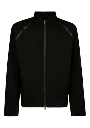Herno panelled zip-up jacket - Black