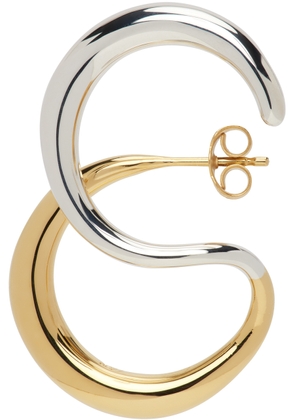 C. Chesnais Gold & Silver Curl Single Earring