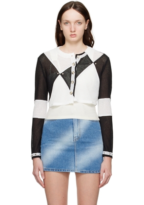 Kijun Black & White Mono Cardigan