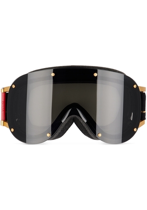 Yniq Black & Gold Model Four Snow Goggles