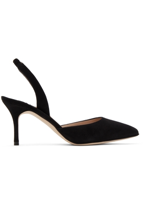 Manolo Blahnik Black Carolyne Heels