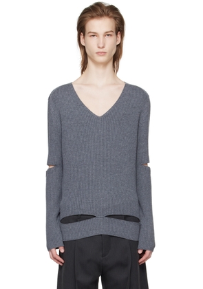 T/SEHNE SSENSE Exclusive Gray Sweater