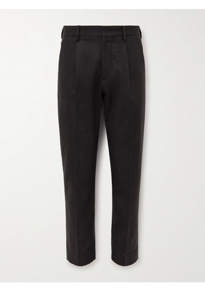 NN07 - Bill 1630 Tapered Pleated Recycled Wool-Blend Trousers - Men - Brown - 28W 32L