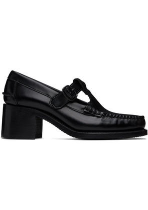 HEREU Black Alber T-Bar Heels