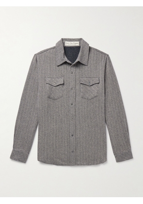 God's True Cashmere - Striped Cashmere Shirt - Men - Gray - S