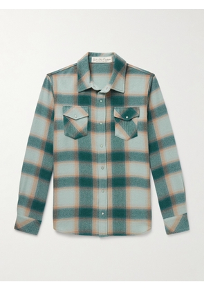 God's True Cashmere - Checked Cashmere Shirt - Men - Green - S