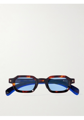 Sato - Vega Ad-1 Square-Frame Tortoiseshell Acetate Sunglasses - Men - Blue