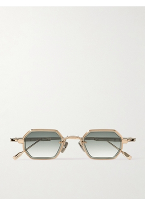 Sato - Hadar-T Square-Frame Titanium Sunglasses - Men - Gold