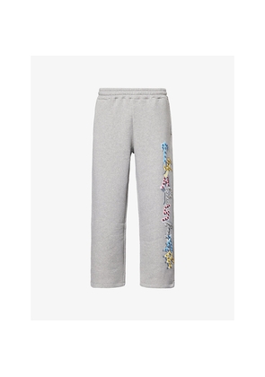 Mens Trapstar Wildcard 20 Embellished Cotton-Jersey Joggers