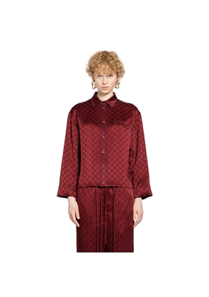 GG Monogram Shirt in Velvet