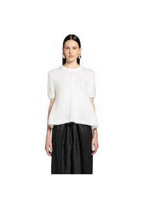 Short Sleeve Sweater in Mohair Blend