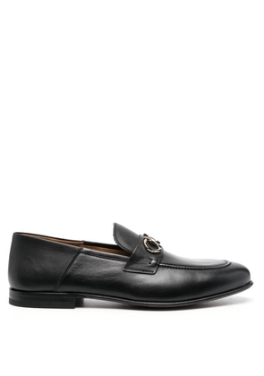 Ferragamo Gancini Ornament Calfskin Mule Loafers