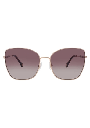 Carolina Herrera Brown Gradient Butterfly Ladies Sunglasses HER 0133/S 0000/HA 59