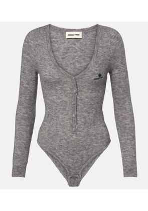 Shushu/Tong Logo wool-blend bodysuit