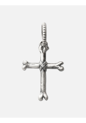 925 Silver Pendant Cross Bone