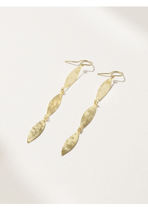 Jennifer Meyer - Hammered 18-karat Gold Earrings - One size