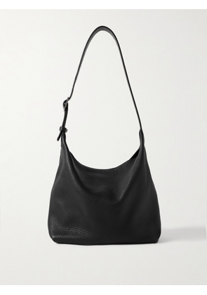 The Row - Isa Textured-leather Shoulder Bag - Black - One size