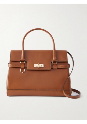 Max Mara - Margaux Leather Shoulder Bag - Brown - One size
