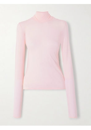 Jil Sander - Jersey Turtleneck Top - Pink - x small,small,medium,large,x large
