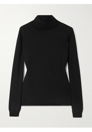 Giuliva Heritage - The Arianna Wool Turtleneck Sweater - Black - xx small,x small,small,medium,large,x large