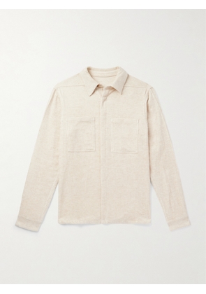 Rick Owens - Cotton and Linen-Blend Corduroy Shirt - Men - Neutrals - IT 46