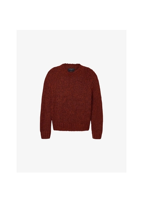 Mens Allsaints Myles Oversized-Fit Mohair-Blend Jumper