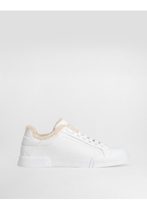 Dolce & Gabbana Portofino Light Calfskin Sneakers - Man Sneakers Multicolor 40