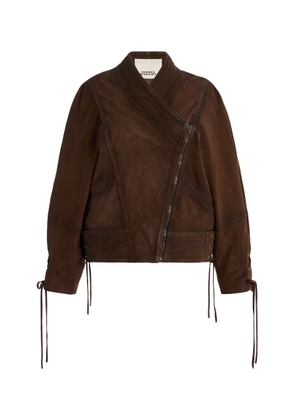 Isabel Marant Edina Suede Jacket - Moda Operandi