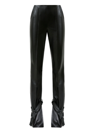 MATÉRIEL Belt-Detailed Eco-Leather Straight-Leg Pants - Moda Operandi