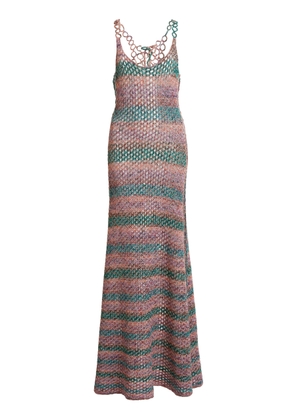Chloé Crocheted Wool Midi Dress - Moda Operandi