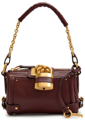 Chloe Paddington Grained Leather Shoulder bag - Dark Brown - One Size