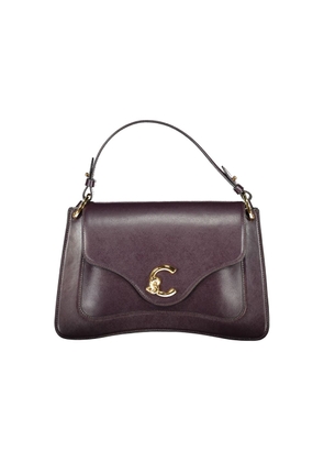 Coccinelle Purple Leather Handbag