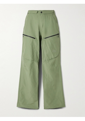 The North Face - Nse Cotton-blend Ripstop Wide-leg Pants - Green - x small,small,medium,large,x large