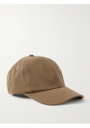 AMI PARIS - Logo-Embroidered Cotton-Twill Baseball Cap - Men - Brown