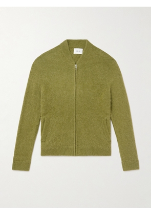 NN07 - Boris 60012 Alpaca-Blend Zip-Up Cardigan - Men - Green - S
